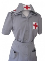 Ladies 1940s Wartime G I Nurse Costume Size 14 - 16